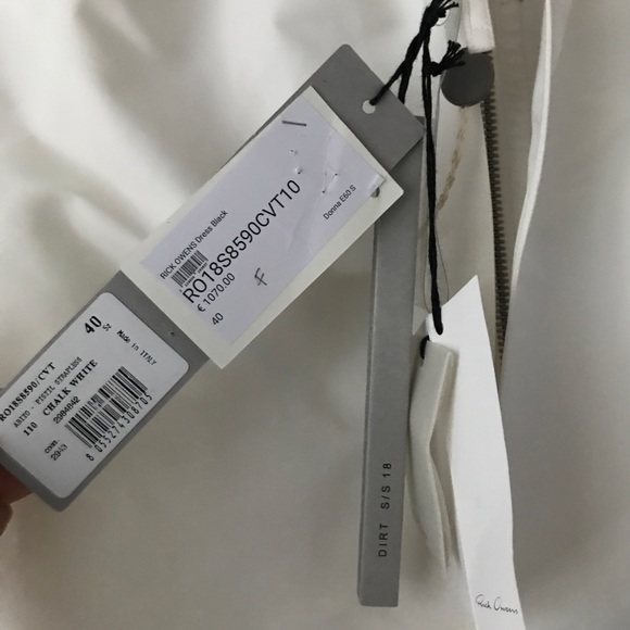 **SOLD** (VC) - NWT Rick Owens Pristil Strapless Dress size 40 IT - Picture 9 of 14